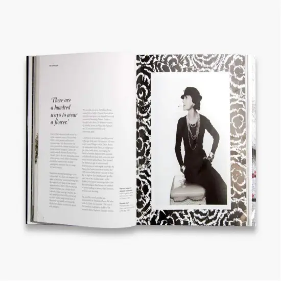 Designer Book Chanel Black, Hard Cover Book {4}