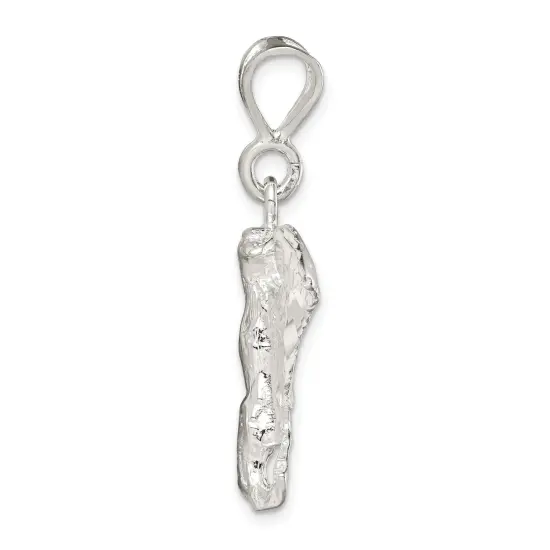 Sterling Silver Eagle Charm Pendant Bird Jewelry 54mm x 28mm {4}