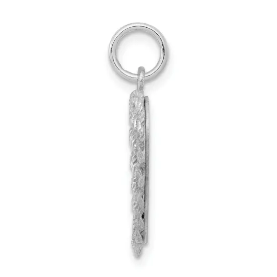 Sterling Silver Baptism Charm Jewerly 25mm x 17mm {2}