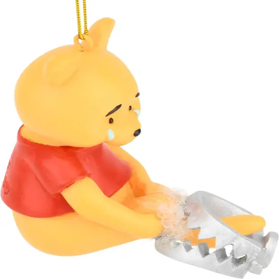 Tree Buddees Winne The Pooh Caught in a Bear Trap Funny Christmas Ornament Decoration {3}