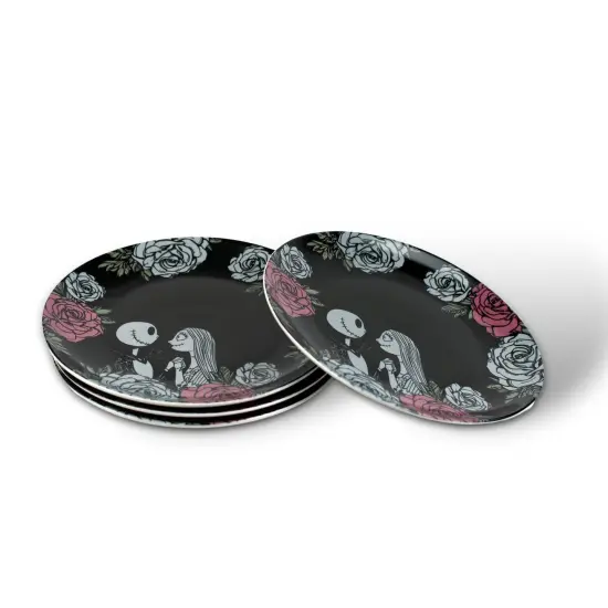 OFFICIAL Nightmare Before Christmas 10" Plate | Feat. Jack & Sally | Set of 4 {5}
