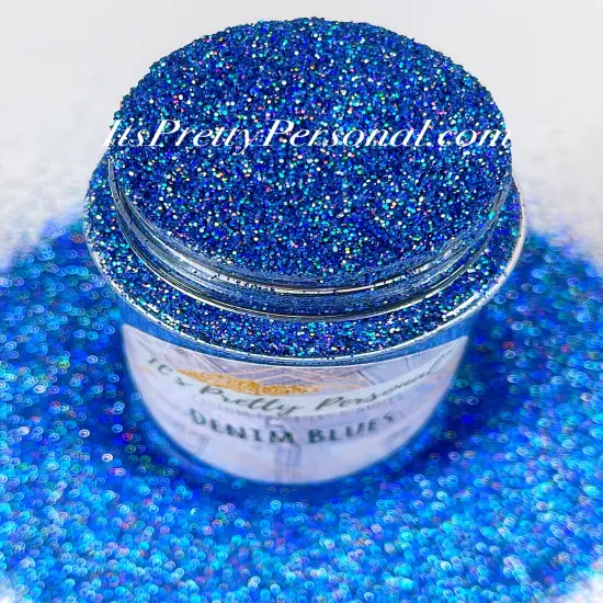 "Denim Blues”- Holographic Fine {1}