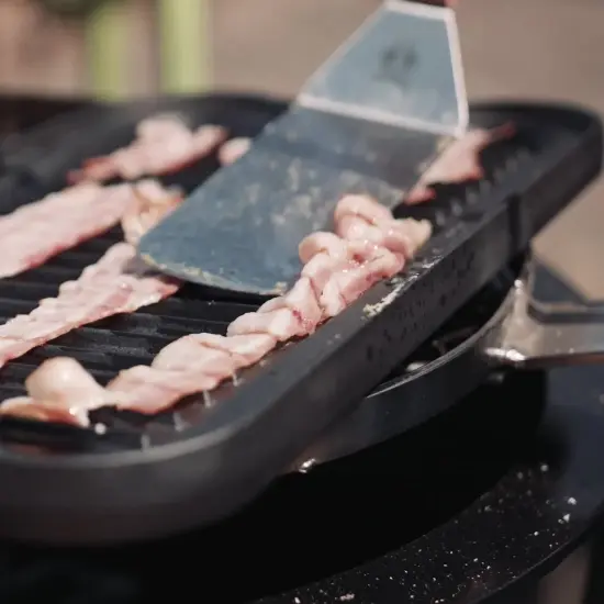 Lehman's Cast Iron Griddle Cookware Nitrogen Hardened Double Sided 20 inch {5}