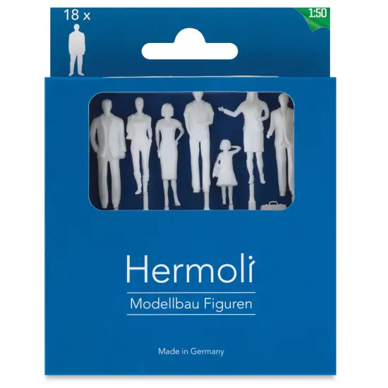 Schulcz Scale Model Figures - Hermoli Standing, Pkg of 18, 1:50, 1/4" {1}