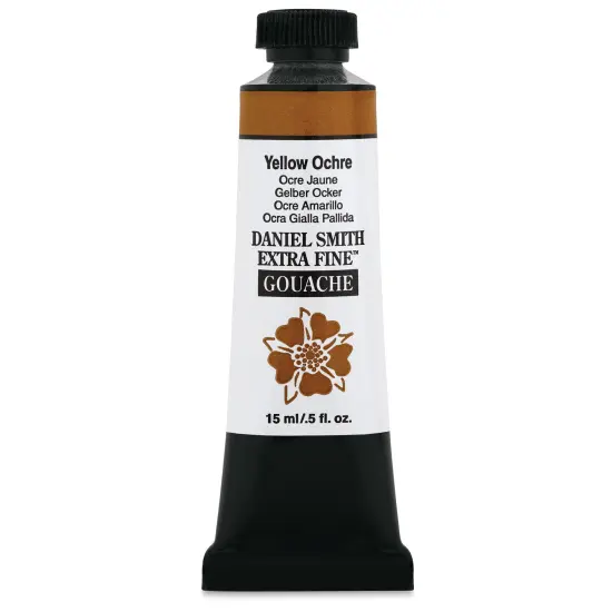 Daniel Smith Extra Fine Gouache - Yellow Ochre, 15 ml Tube {1}