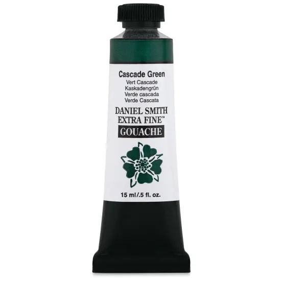 Daniel Smith Extra Fine Gouache - Cascade Green, 15 ml Tube {1}