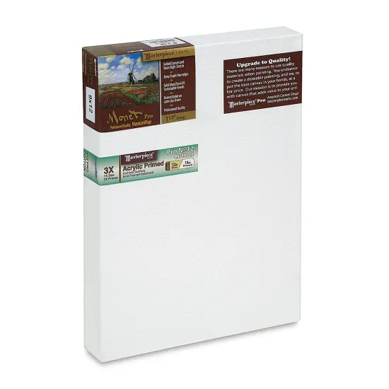 Masterpiece Monet Pro Sausalito Cotton Canvas - 9" x 12", Acrylic-Primed {2}