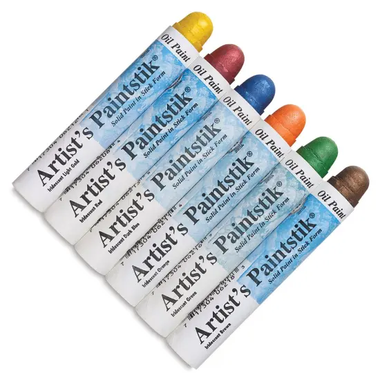 Shiva Oilstik Oil Paint - Set of 6, Iridescent, 37 ml {1}