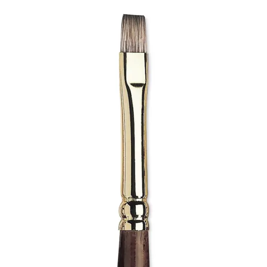 Winsor & Newton Monarch Mongoose Brush - Bright, Long Handle, Size 4 {1}