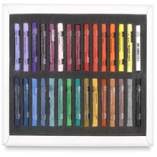 Art Spectrum Artists' Soft Pastel Set - Assorted Colors, Set of 30 {2}
