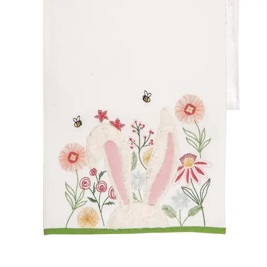 Hello Spring Easter Embroidered Table Runner 13" x 72" {4}