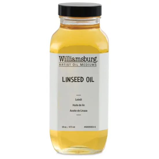Williamsburg Artist Linseed Oil - 16 oz bottle {2}
