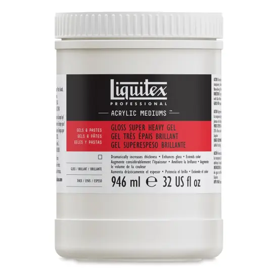 Liquitex Medium - Super Heavy Gel Medium, Gloss, 32 oz jar {1}