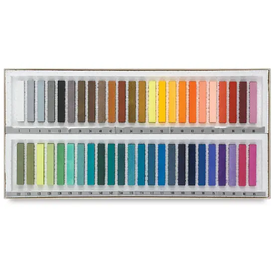 Holbein Artists' Soft Pastel Set - Assorted Colors, Set of 48 {1}