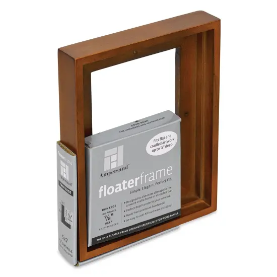 Ampersand Floaterframe - Thin, Walnut, 5" x 7", 7/8" {1}