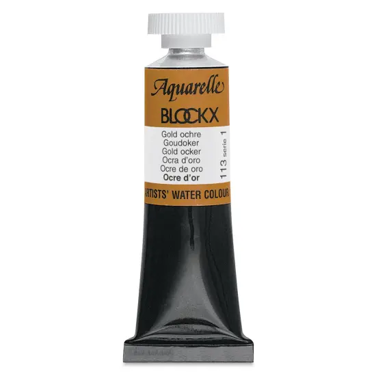 Blockx Artists' Watercolor - Gold Ochre, 15 ml Tube {1}