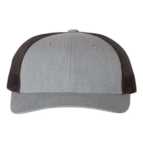 Richardson&reg; Low Pro Trucker Cap Htr Grey D Chrcol {1}