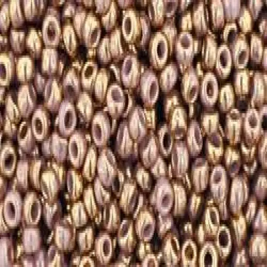 Toho 11/0 Round Japanese Seed Bead, TR11-1704, Gilded Marble Lavender {1}