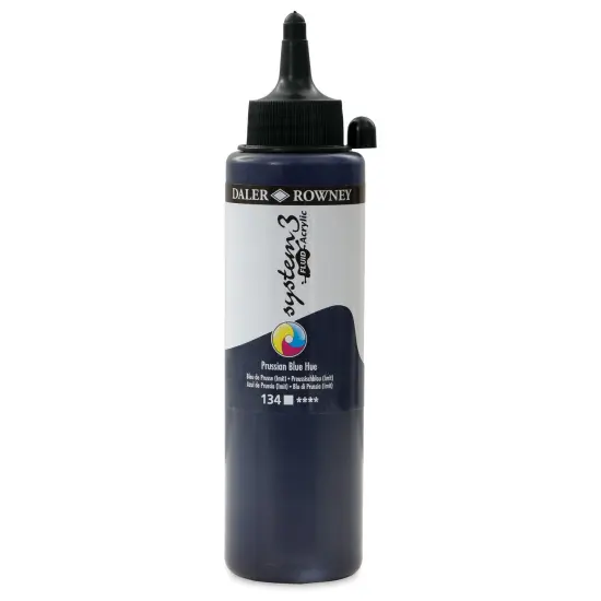 Daler-Rowney System3 Fluid Acrylic - Prussian Blue, 250 ml {1}