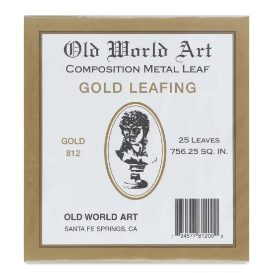 Old World Art Leaf - 25 Sheets, Gold {2}