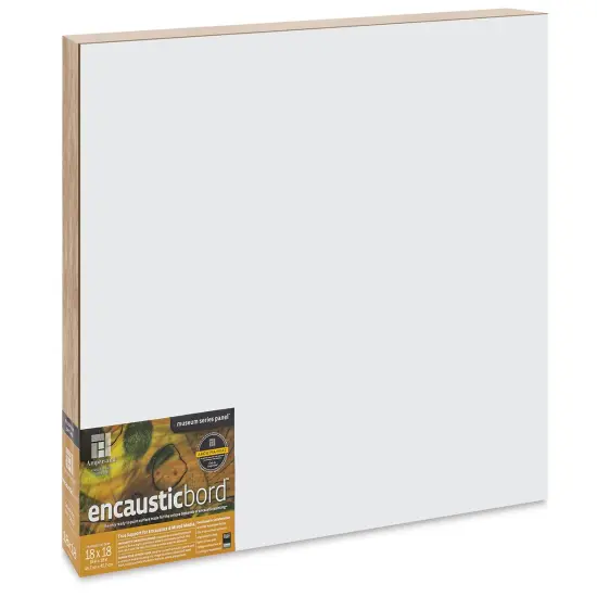 Ampersand Encausticbord - 18" x 18" x 2-1/8", Cradled {1}