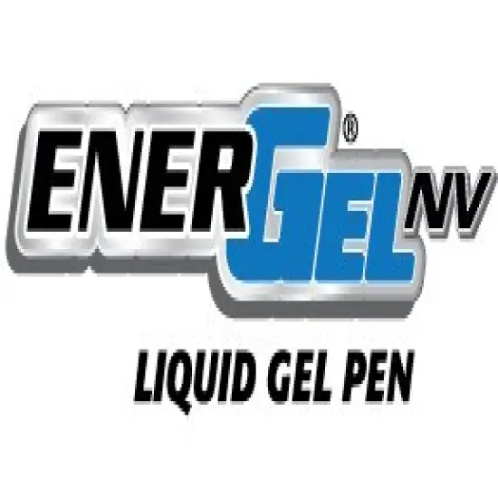 EnerGel NV Liquid Gel Pen, (0.5mm) Needle Tip, Fine Line Capped, Blue Ink {2}