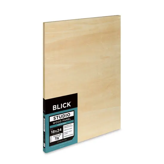 Blick Studio Artists' Wood Panel - Flat Cradle, 18" x 24", 7/8" Cradle {1}