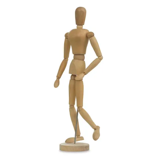Blick Hardwood Manikin- 16", Female {2}