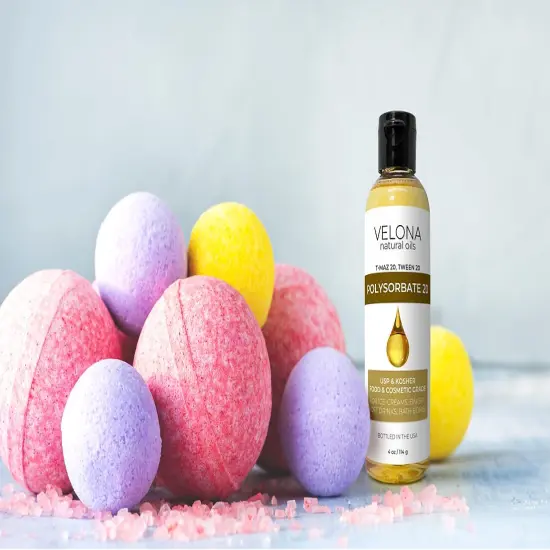 Polysorbate 20 by Velona - 16 oz | Solubilizer, Food & Cosmetic Grade | All Natural for Cooking, Skin Care and Bath Bombs | Use Today - Enjoy Results {3}