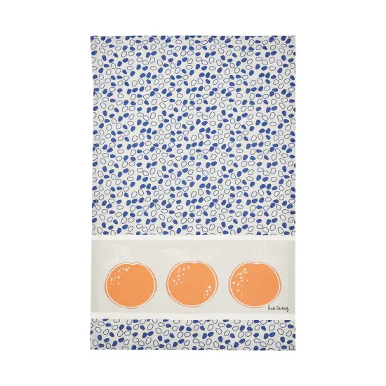 Orange Dot Dash Potholder Gift Set {4}