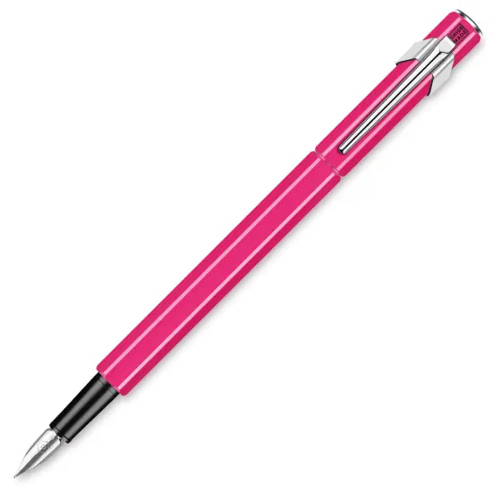 Caran d&rsquo;Ache 849 Fountain Pen, Fluorescent Pink, Medium Nib {1}