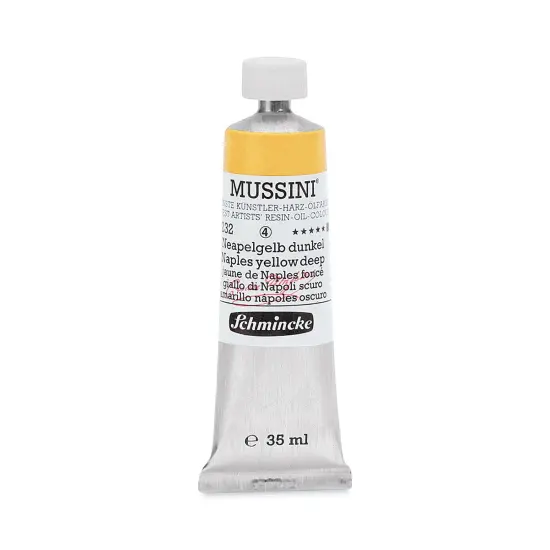Schmincke Mussini Oil Colors - Naples Yellow Deep, 35 ml tube {1}