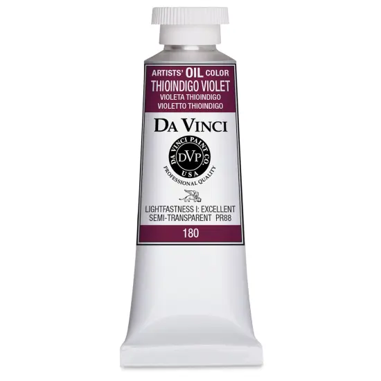 Da Vinci Artists' Oil Color - Thioindigo Violet, 37 ml Tube {1}