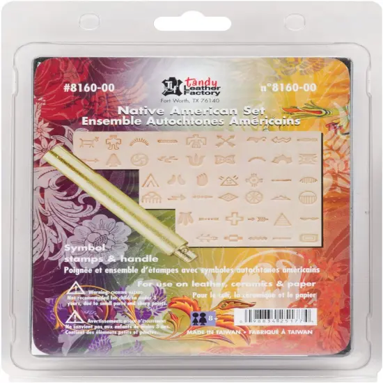 Tandy Leather Native American Symbol Stamp Set 8160-00 {1}