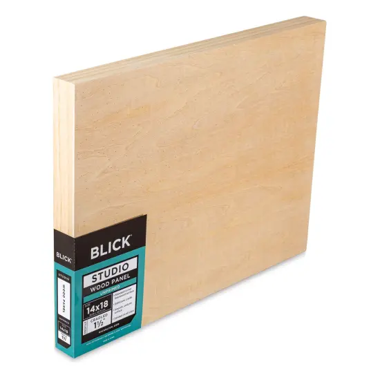 Blick Studio Artists' Wood Panels - Gallery Cradle, 14" x 18", 1-1/2" Cradle {1}