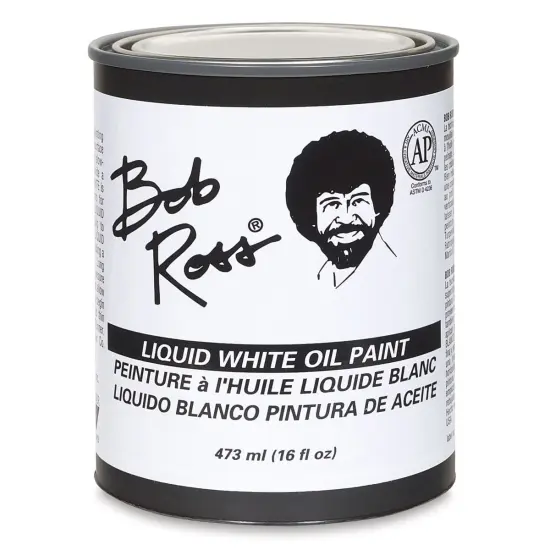 Bob Ross Oil Color - White, Pint {1}