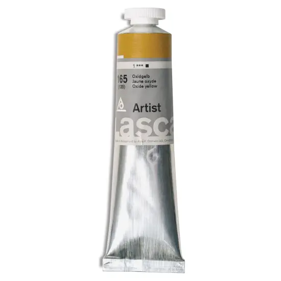 Lascaux Artist Acrylics - Oxide Yellow, 45 ml tube {1}