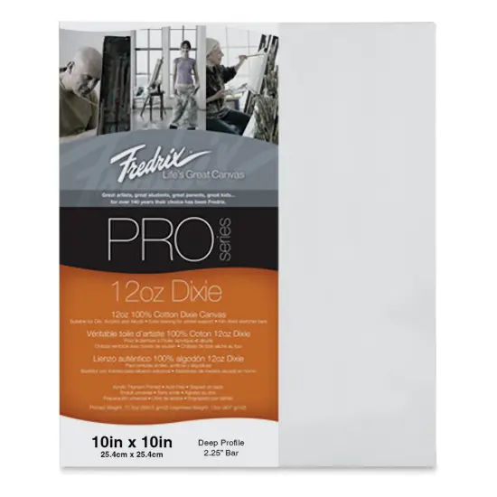 Fredrix Pro Series Dixie Museum Profile Canvas - 10" x 10", 2-1/4" Profile {1}