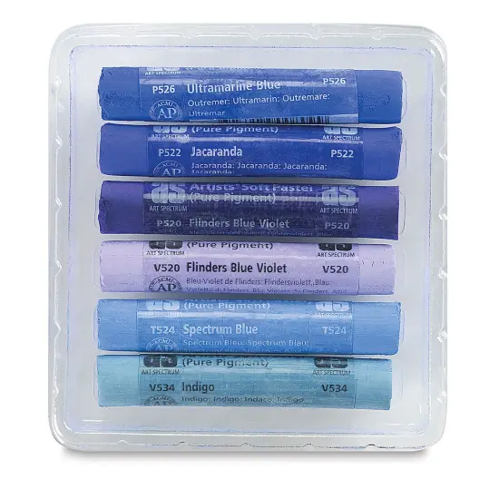 Art Spectrum Pastel 6ix Pack Set - Blues & Violets, Set of 6 {2}