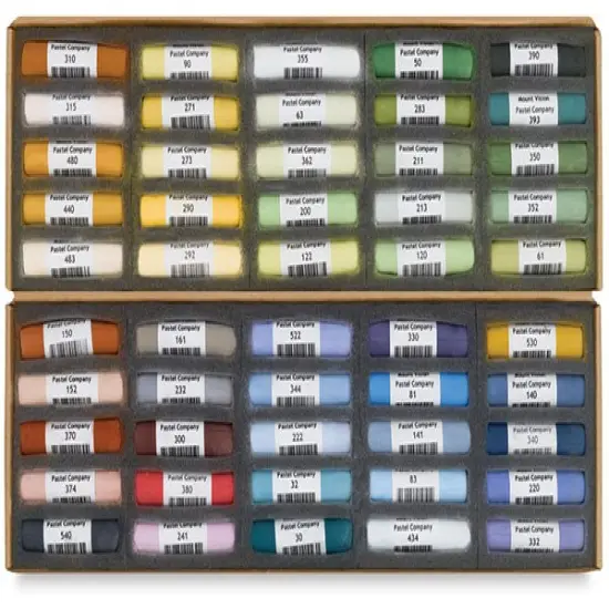 Mount Vision Soft Pastel Set - Landscape Colors, Set of 50 {2}