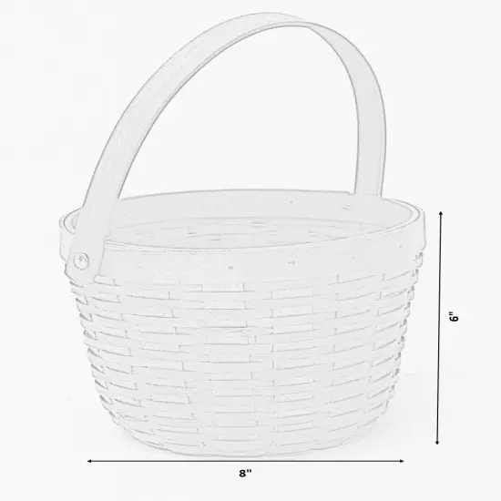 Small Wood Chip Apple Picking Basket {4}