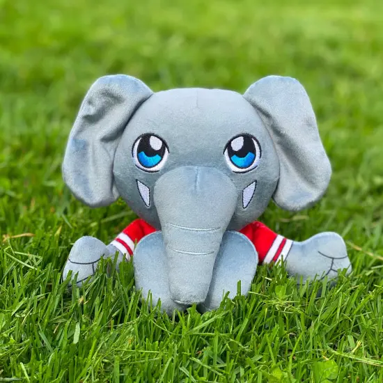 Bleacher Creatures Alabama Crimson Tide Al The Elephant Mascot Kuricha Sitting Plush {4}