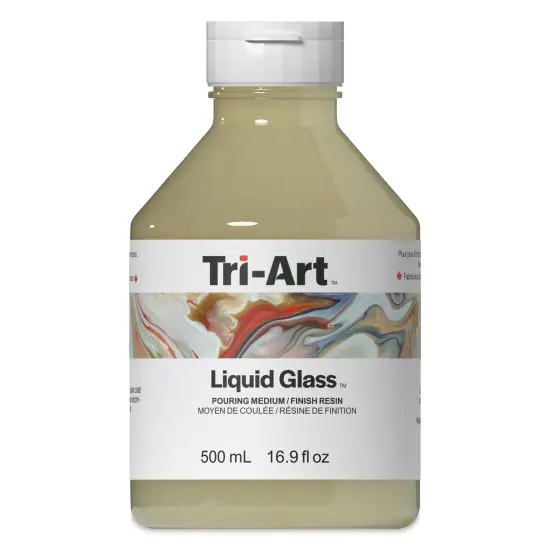 Tri-Art Liquid Glass Acrylic Pouring Medium - 500 ml {1}