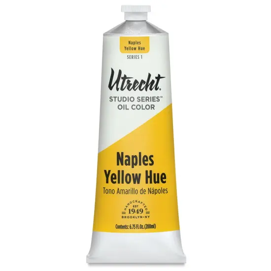 Utrecht Studio Series Oil Paint - Naples Yellow Hue, 200 ml tube {2}