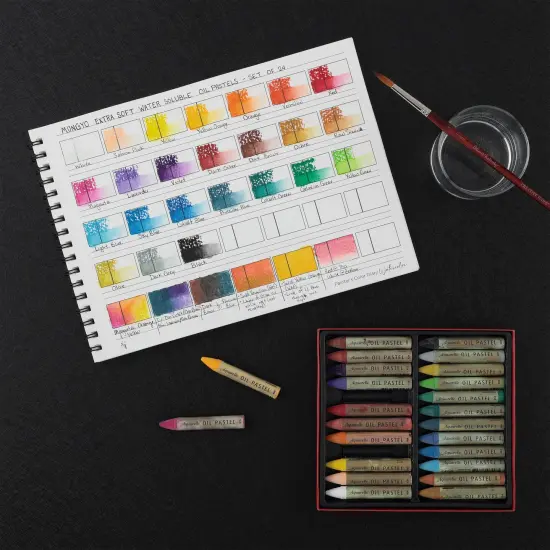 HG Art Concepts Painters Color Diary - 9x12" Spiral-Bound Acid-Free Color Swatch Book with 10 Pages for Watercolor & Mixed Media - Single {6}