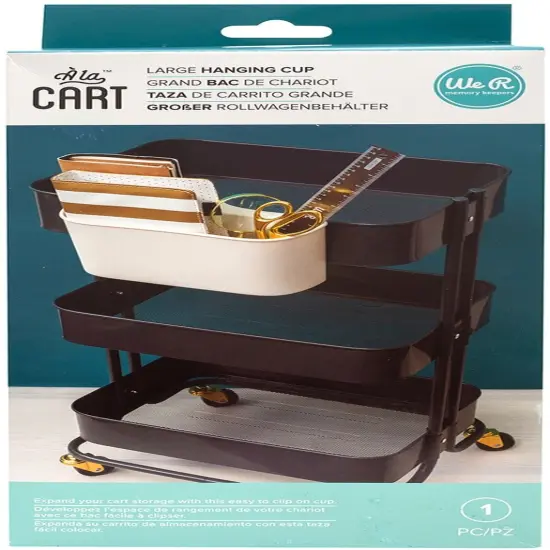 We R A La Cart Large Hanging Cup-White {1}