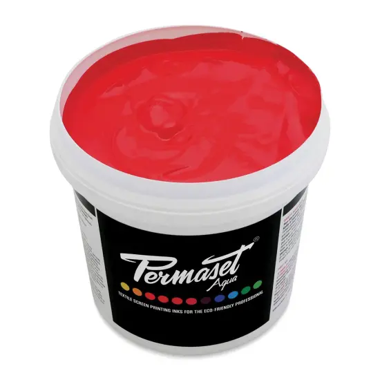 Permaset Aqua Fabric Ink - Supercover Scarlet, Liter {1}