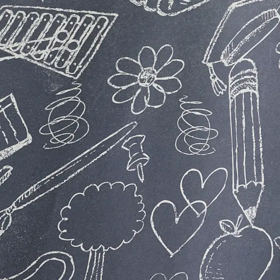 Fadeless Design Roll - 48" x 50 ft, School Doodles {1}