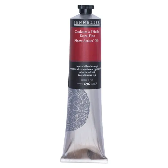 Sennelier Artists' Extra Fine Oil Paint - Permanent Alizarin Crimson, 200 ml tube {1}