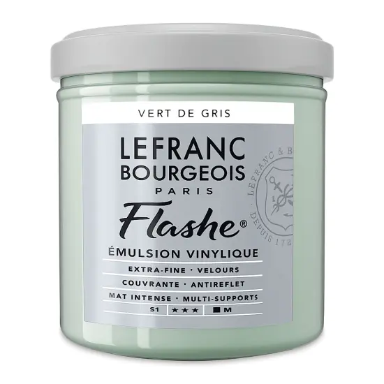 Lefranc & Bourgeois Flashe Vinyl Paint - Gray Green, 125 ml jar {2}